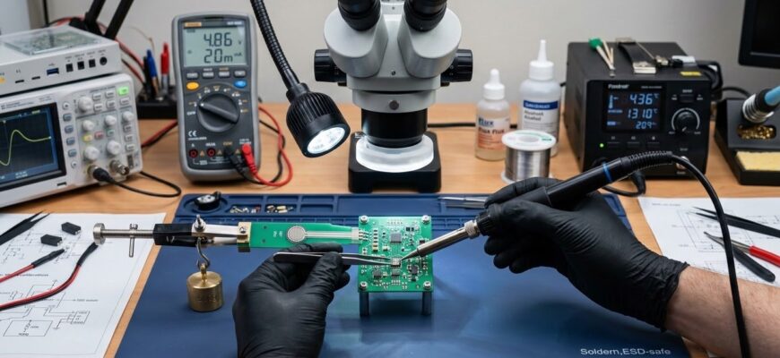 Как спаять и калибровать датчик силы натяжения FSR в SMD-корпусе
